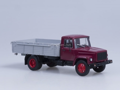 GAZ-3307 wooden board engine ZMZ-513 Exhibition dark red AutoHistory 1:43