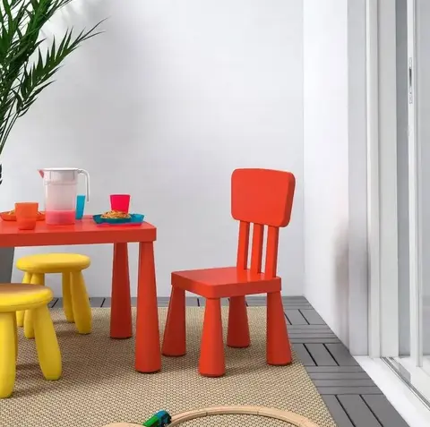 Детский стул BARNSTOL, пластик, 39*67*36 см, красный
