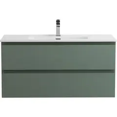BelBagno KRAFT-1000-2C-SO-VO База под раковину подвесная с фрезерованными ручками по всей длине фасада с двумя выкатн. ящ., Еловый Мат., 1000x455x500 фото
