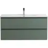 BelBagno KRAFT-1000-2C-SO-VO База под раковину подвесная с фрезерованными ручками по всей длине фасада с двумя выкатн. ящ., Еловый Мат., 1000x455x500