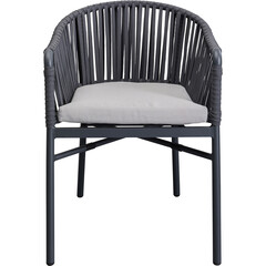 Стул с подлокотниками Santanyi Dark Grey