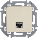 Розетка компьютерная RJ45 категория 6 UTP - Legrand Inspiria - слоновая кость — фото 1