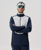 Мужская тренировочная лыжная куртка Nordski Advance white-titan-black - 3