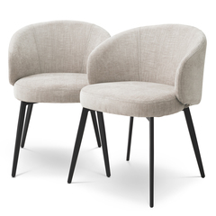 Стул (сет из 2х) Dining Chair Lloyd with arm set of 2 арт.115992