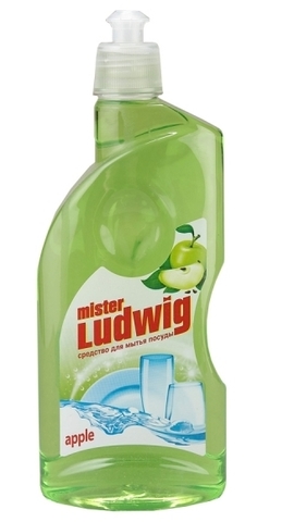 Средство для мытья посуды "Mister Ludwig" apple 500 мл. (Фабрика Ромакс)