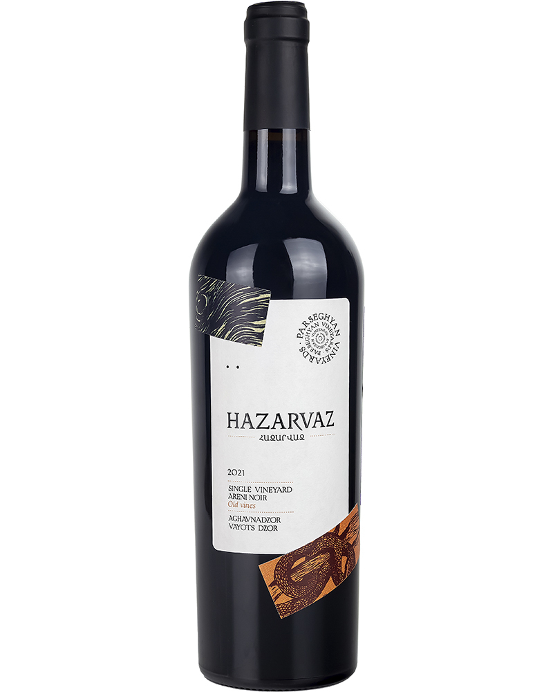 Вино Hazarvaz Красное Сухое 2020 г.у, 14,5%, 0,75л, Армения