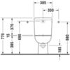 Duravit D-Code 21110900002 Чаша унитаза напольного под бачок
