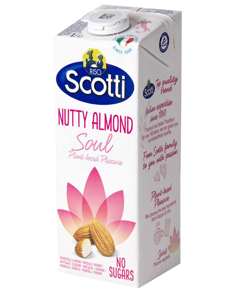 Миндальный напиток Riso Scotti с кальцием Soul 1 л
