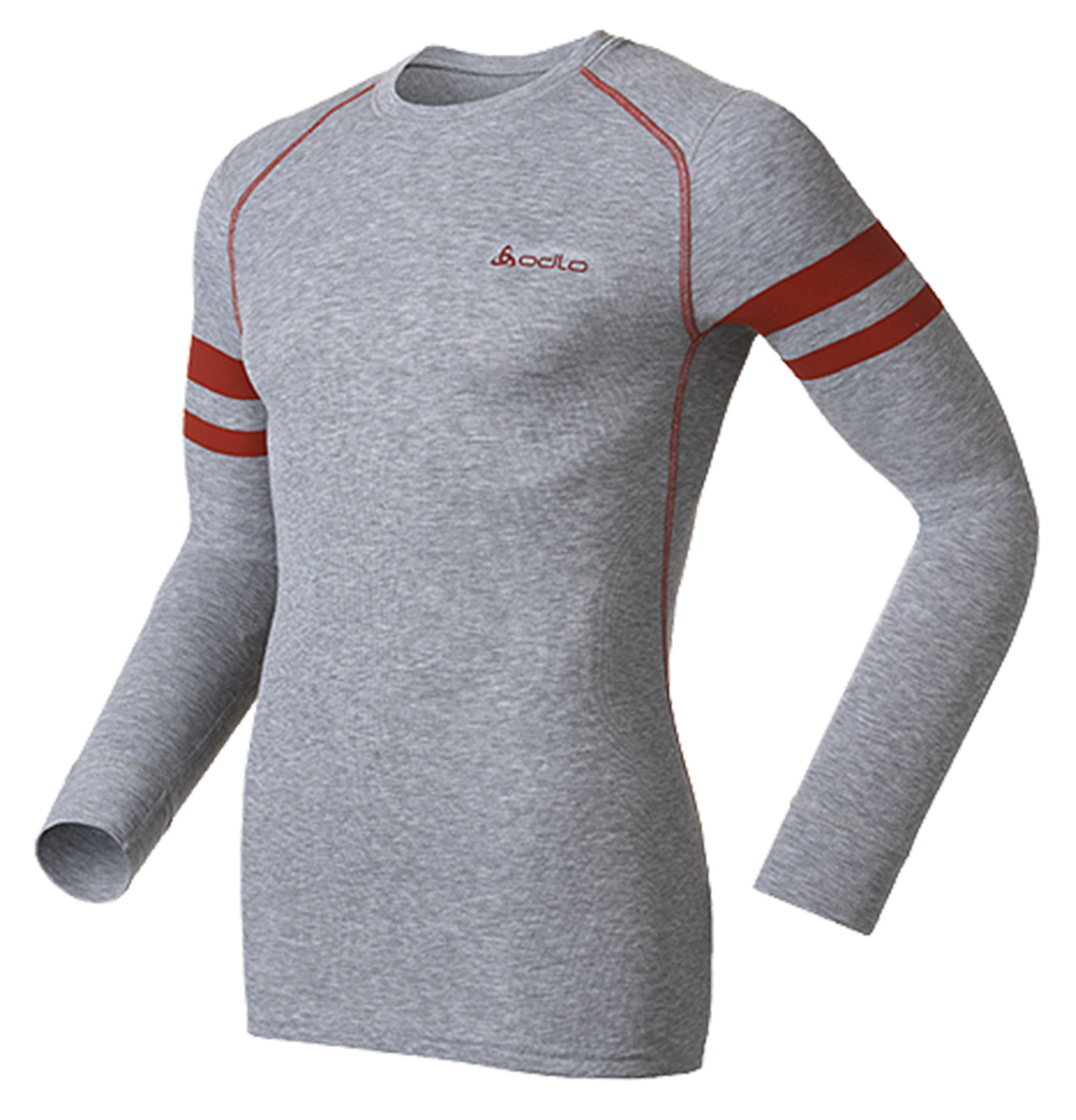 Odlo Warm Trend мужская термофутболка с длинным рукавом серая