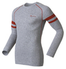 Odlo Warm Trend мужская термофутболка с длинным рукавом серая - 1