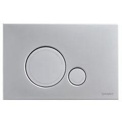 Duravit DuraSystem WD50100MC000/WF5120031010 Клавиша смыва, для унитаза, шгв 230*6,5*150,5, цвет-хром матовый фото