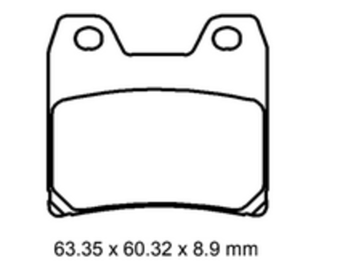 Колодки G-brake GM-02045S