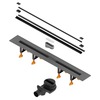 RGW 79215512-04 Душевой трап RGW SDR-55B-120 щелевой 1200 Черный ? 50 мм сифон + ножки