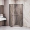 RGW 33328200-310L Душевой уголок 100*100*200 RGW SV-82-Gr "L" Трапеция/Серый/Тонированное(серое)/8 мм