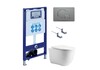 Aquatek SET Aquatek КЛАССИК cm-070 4в1 SET Aquatek КЛАССИК cm-070 4в1 (рама Aquatek INS-0000025 +крепление KKI-0000002 +кнопка KDI-0000070 +унитаз AQ1112-00 +тонкое сиденье с механиз)