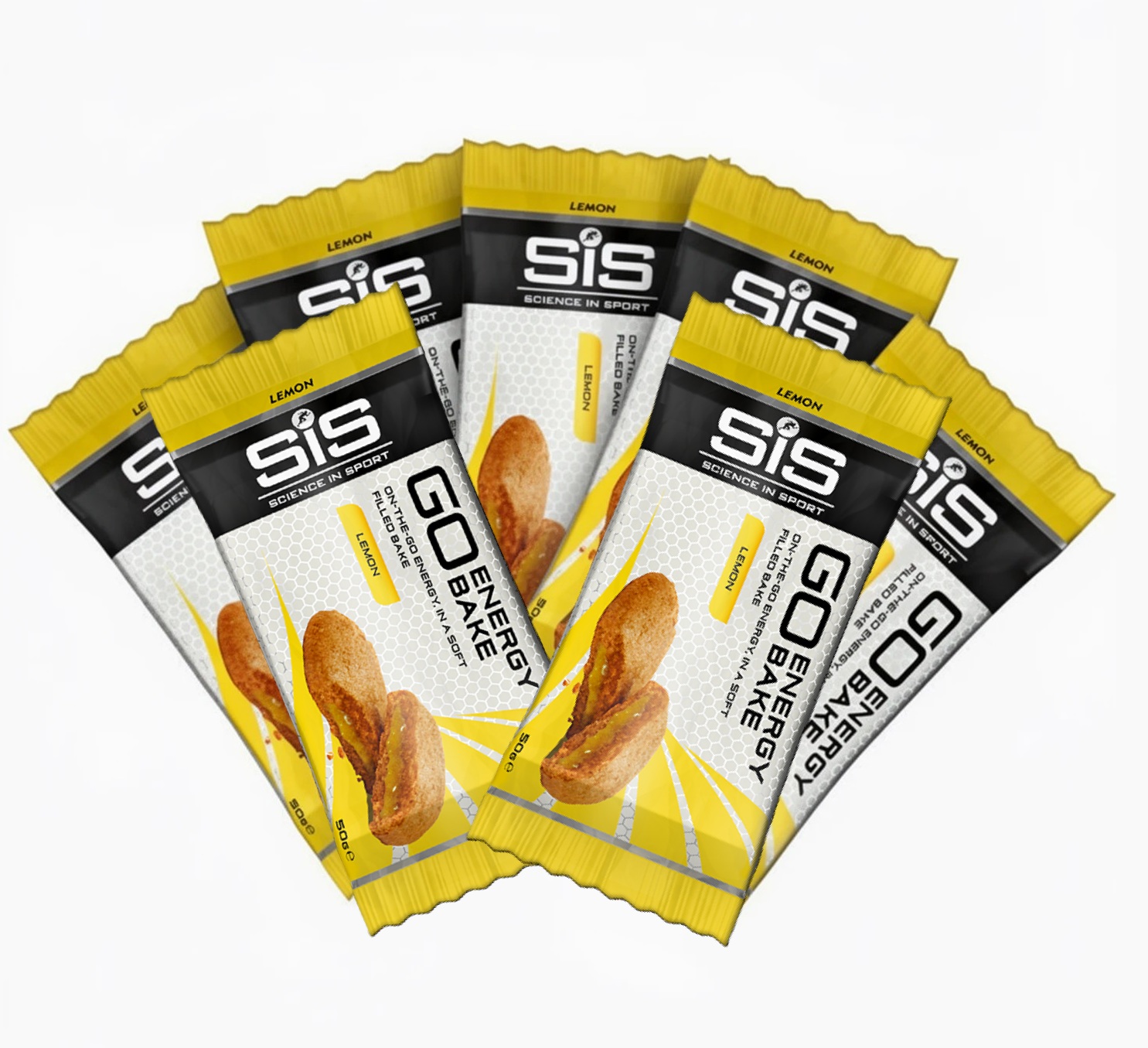 Набор энергетического печенья SIS Go Energy Bake 50 г лимон - 3