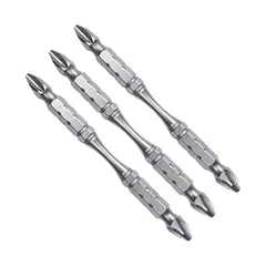Насадка двусторонняя Silver Torsion PH2, 65 мм, E-form, MZ, 3 шт. Makita B-20703