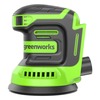 Эксцентриковая шлифмашина акк. Greenworks OS325, 24V, 125 мм, 5000-8000-11000 об/мин, амплитуда 2.4 мм, 1х2Ач, ЗУ, кор (3100907CUA) — фото 3