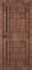 Дверь Мадрид 05 / Цвет Нойс / Мателюкс бронза / Двери Belwooddoors