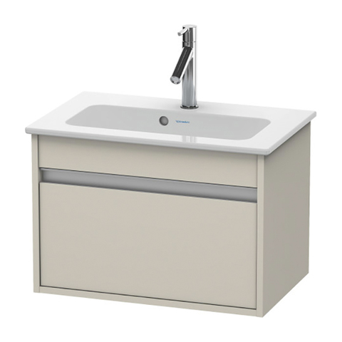 Duravit Ketho KT642209191 База под раковину 410x600x385, 1 выдв.ящик, цвет Серо-коричневый