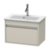 Duravit Ketho KT642209191 База под раковину 410x600x385, 1 выдв.ящик, цвет Серо-коричневый