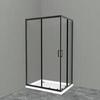 BelBagno Uno UNO-195-AH-2-120/90-C-NERO Душевой уголок прямоугольный, 120x90, цвет: чёрный