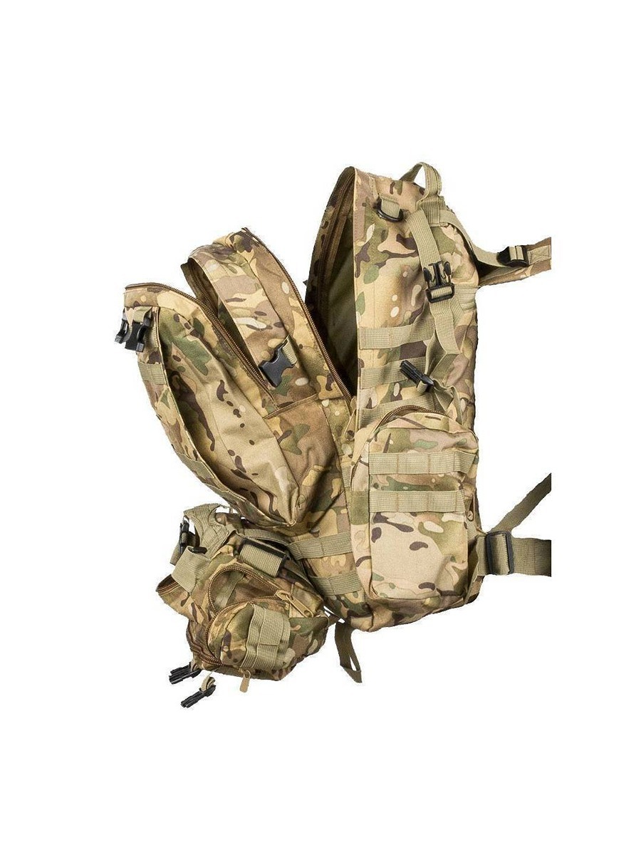 Рюкзак тактический с подсумками 35-50л (мультикам)