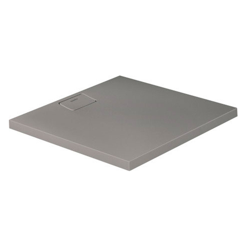 Duravit Stonetto 720146180000000 Поддон композитный квадратный 900x900х50mm, d90, цвет Бетон