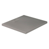 Duravit Stonetto 720146180000000 Поддон композитный квадратный 900x900х50mm, d90, цвет Бетон