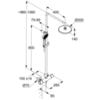 Kludi Dive 6807905-00 Душевая система внешнего монтажа с термостатом, цвет: хром