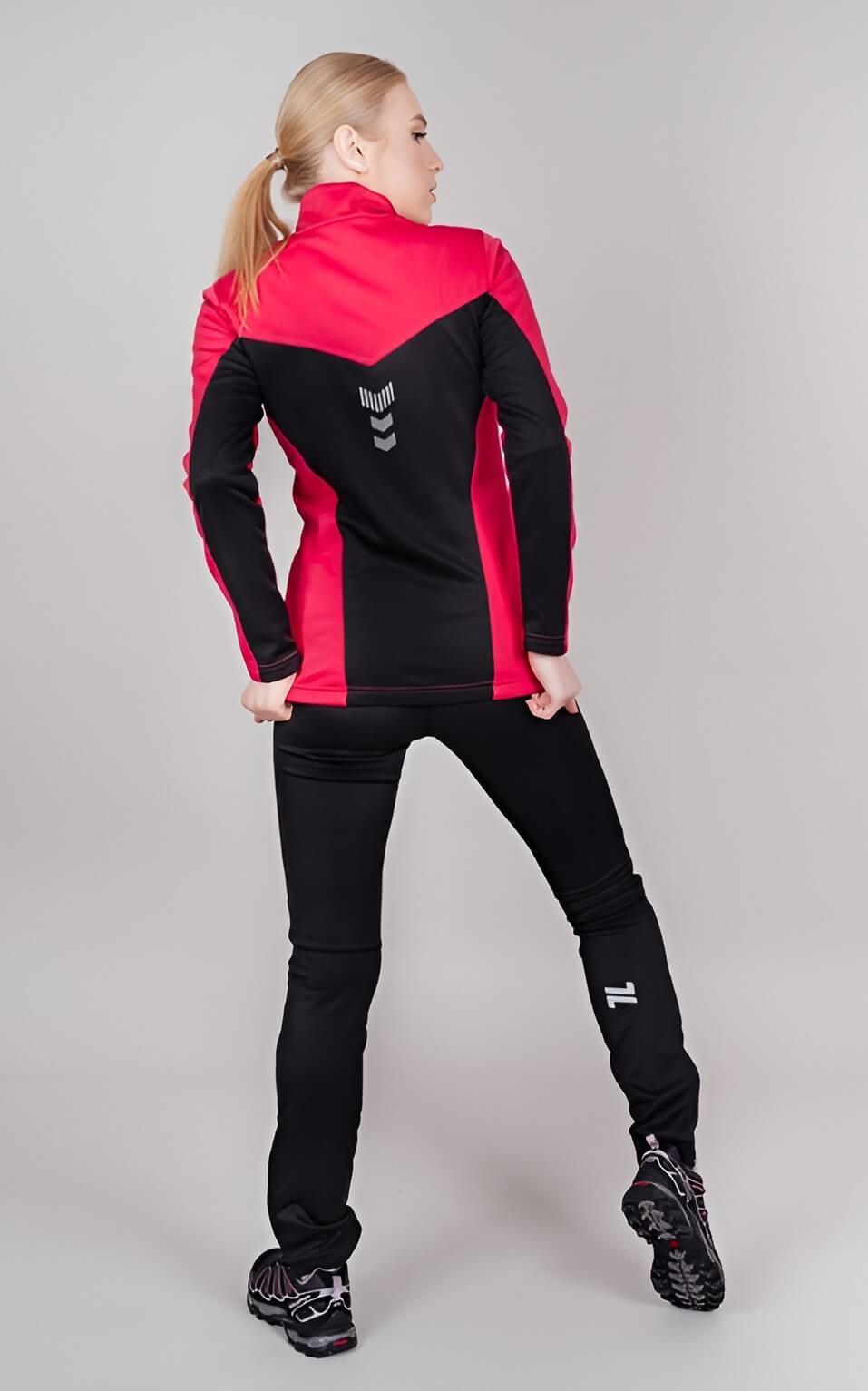 Женский утепленный разминочный костюм Nordski Base pink - 2