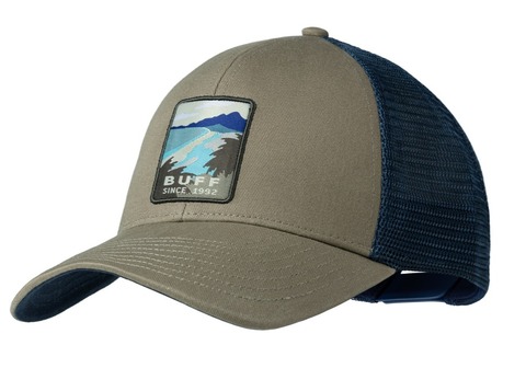 Картинка кепка Buff Explore Trucker Cap Soor Tundra Khaki - 1