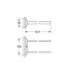 GROHE Allure Brilliant 40496000 Полотенцедержатель