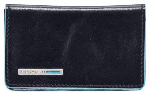 Чехол для визитных карт Piquadro Blue Square PP1263B2/BLU2, синий, кожа натуральная