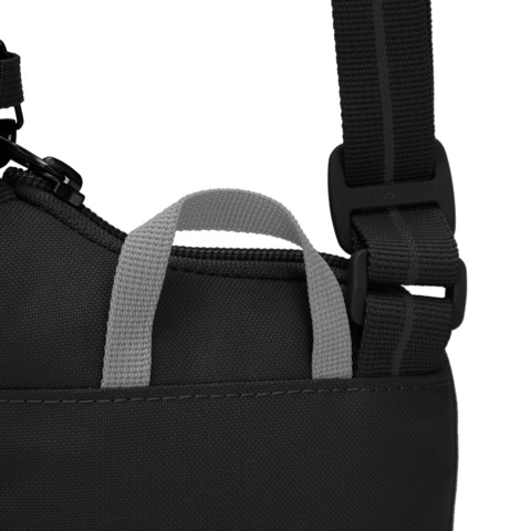 Картинка сумка городская Pacsafe GO Tech Crossbody черная смола - 9