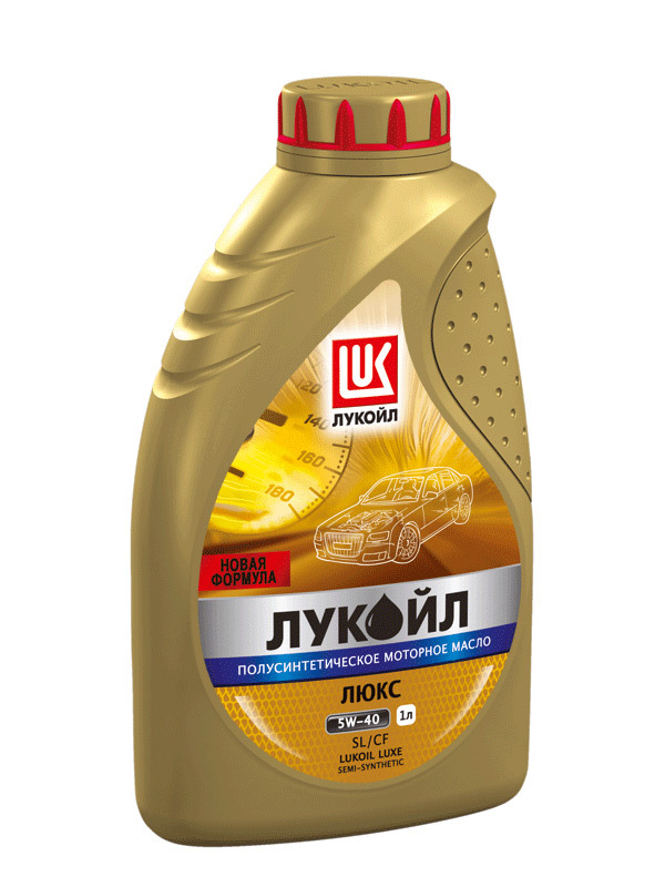Моторное масло Лукойл Люкс 5W40 синтетическое 1л