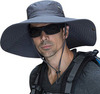 Картинка шляпа Skully Wear extra wide Brim grey - 1