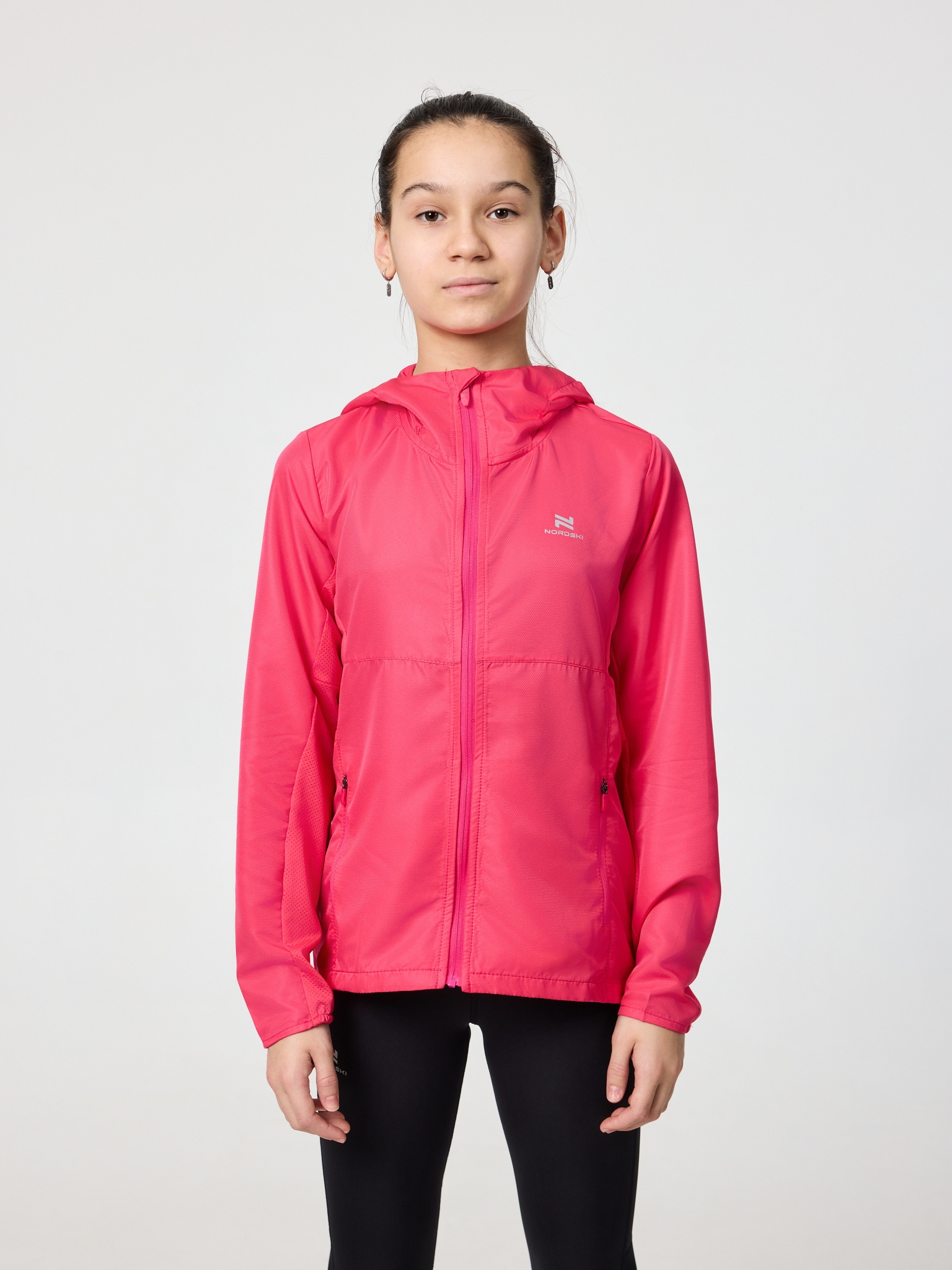 Детская куртка для бега Nordski Jr Run pink