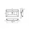 BelBagno BB800/450-LV-ART-AST-NERO Раковина из искусственного камня, 80x45, цвет: чёрный