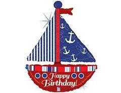 Шар Б Фигура, Парусник блеск, Happy Birthday, 29
