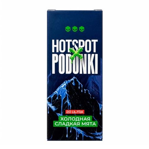 Жидкость HOTSPOT x PODONKI Resonance Salt 2.0% ULTRA 30 ml - Холодная Сладкая Мята