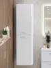 BelBagno DUE-1500-2A-SC-BL-P DUE Шкаф подвесной с двумя распашными дверцами с доводчиками, с двумя полками, универсальный, Bianco Lucido, 400x300x1500