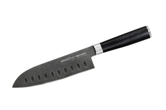 Нож кухонный Сантоку 180мм Samura Mo-V Stonewash SM-0094B/K*
