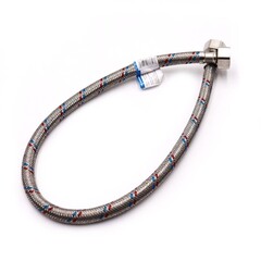 АКВАЛЮКС Гибкая подводка для воды ВР 1/2" х ВР 1/2", длина 150 см (BZN150)