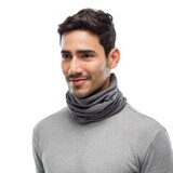 Элитная тёплая мультибандана с шерстью BUFF® Midweight Merino Wool Light Grey Melange