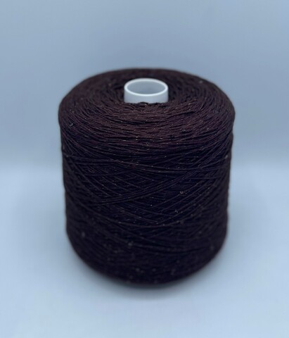 Zegna Baruffa (пр.Италия),art-Cotone 300м/100гр,100%Хлопок+пайетка+люрекс, цвет-Красное дерево. арт.23390