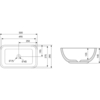 Abber Rechteck AC2202MB Раковина накладная, 50x39, цвет: черный матовый