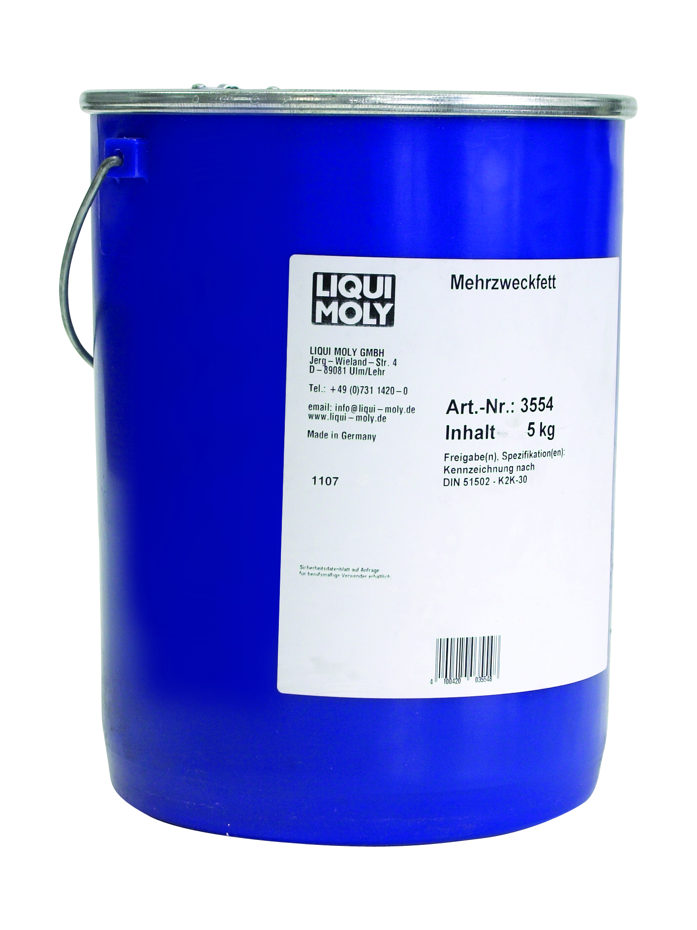 Смазка Liqui Moly Mehrzweckfett минеральная 5кг