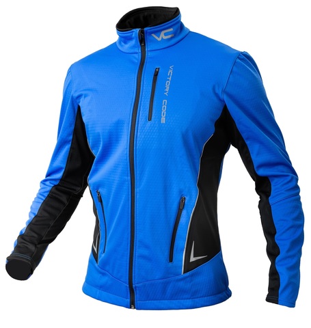 Victory Code Speed Up разминочная лыжная куртка blue