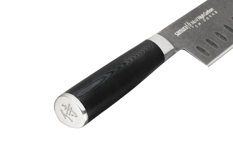 Нож кухонный Сантоку 180мм Samura Mo-V Stonewash SM-0094B/K*